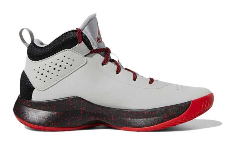 (GS) adidas Cross Em Up 5 K 'Grey Black Red' FV7426