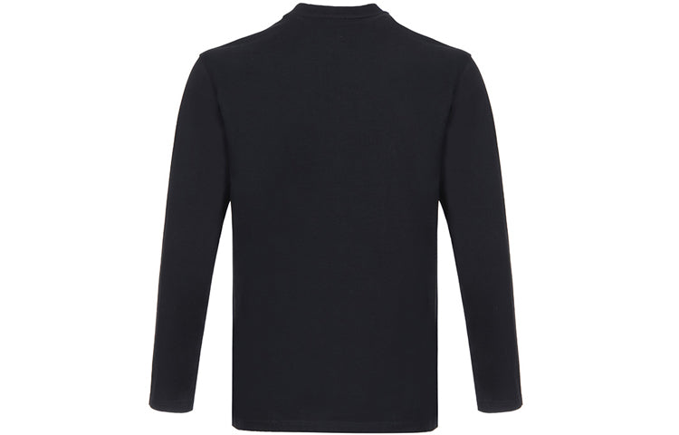 Men's KENZO Cotton Round Neck Long Sleeves Black F965TS1864Y6-99