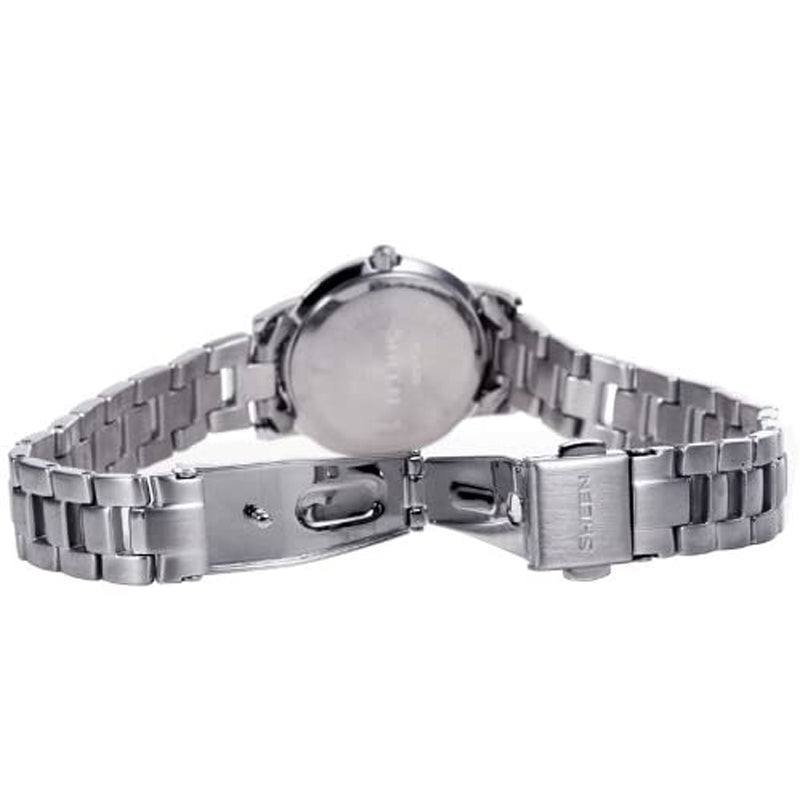 CASIO SHEEN Series Waterproof Silver/ Sports Black Analog SHE-4021D-1A