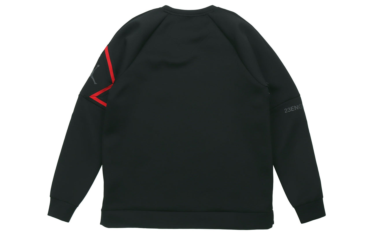 Air Jordan Men's O Neck Long Sleeve Sweatshirt Black 939945-010