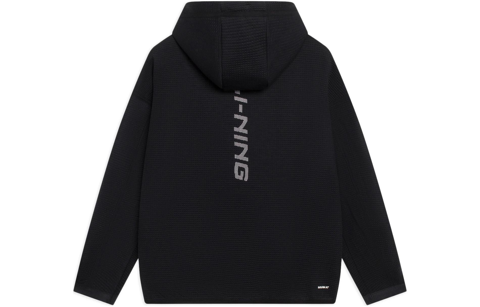 Li-Ning Graphic Hoodie 'Black' AWDSB87-2