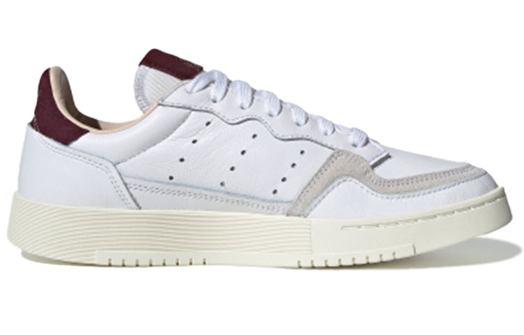 (WMNS) adidas Supercourt 'White Burgundy' EF9225