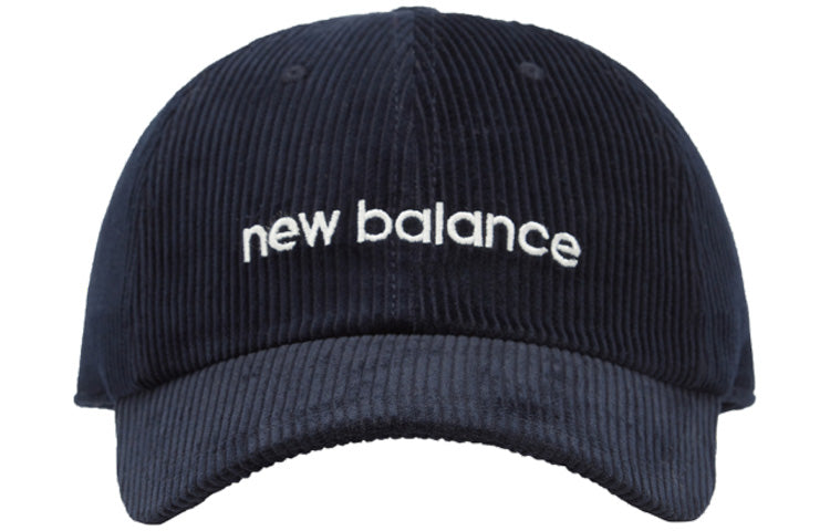 New Balance Wordmark Logo Corduroy Cap 'Navy' JACL1720PGM