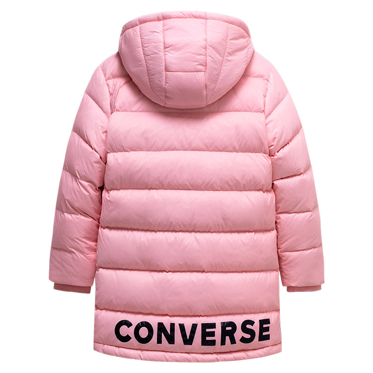(PS) Converse Long Down Jacket Asia Sizing 'Pink Black' CV2242085GS-004