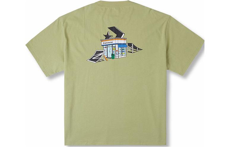 Converse Skateboard Tee Asia Sizing 'Yellow Green' 10026165-A02