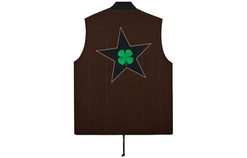 Converse x Patta Four-Leaf Clover Utility Reversible Padded Vest Asia Sizing 'Java' 10024665-A01