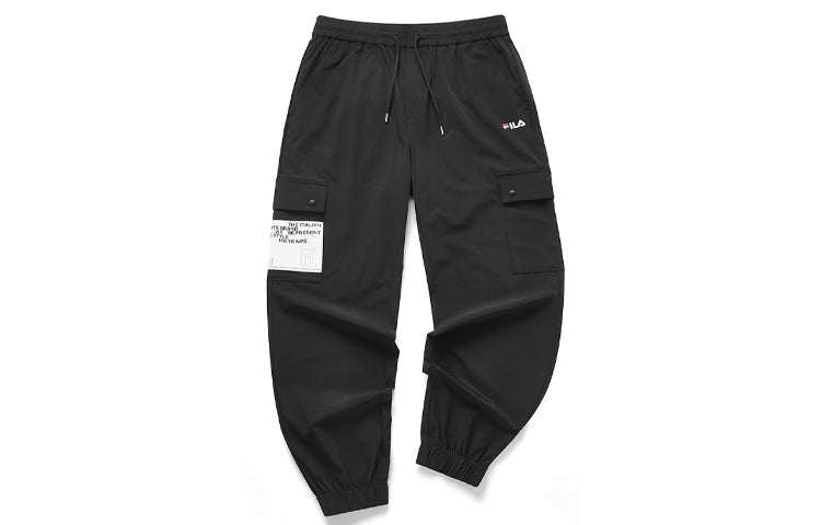 FILA FUSION Casual Pants Loose Breathable Sports Pants Black T11M021804F-BK