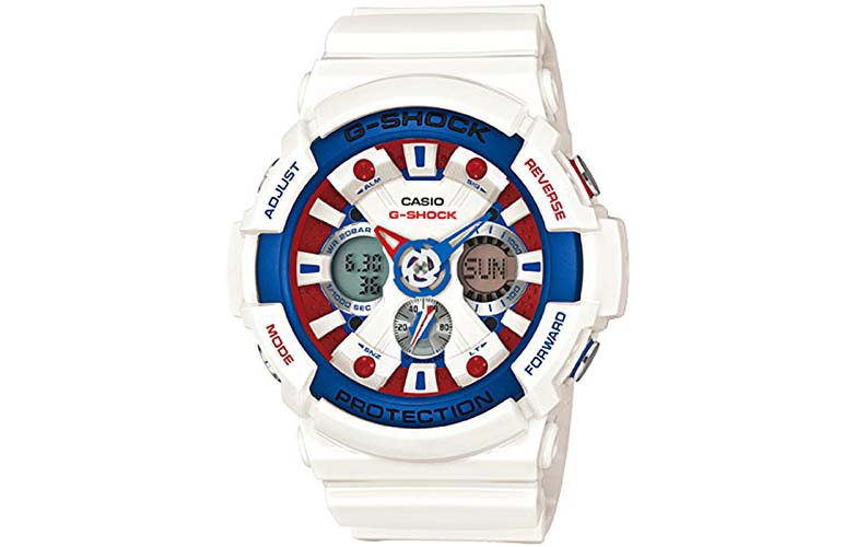 CASIO G-Shock Analog-Digital 'White' GA-201TR-7APR