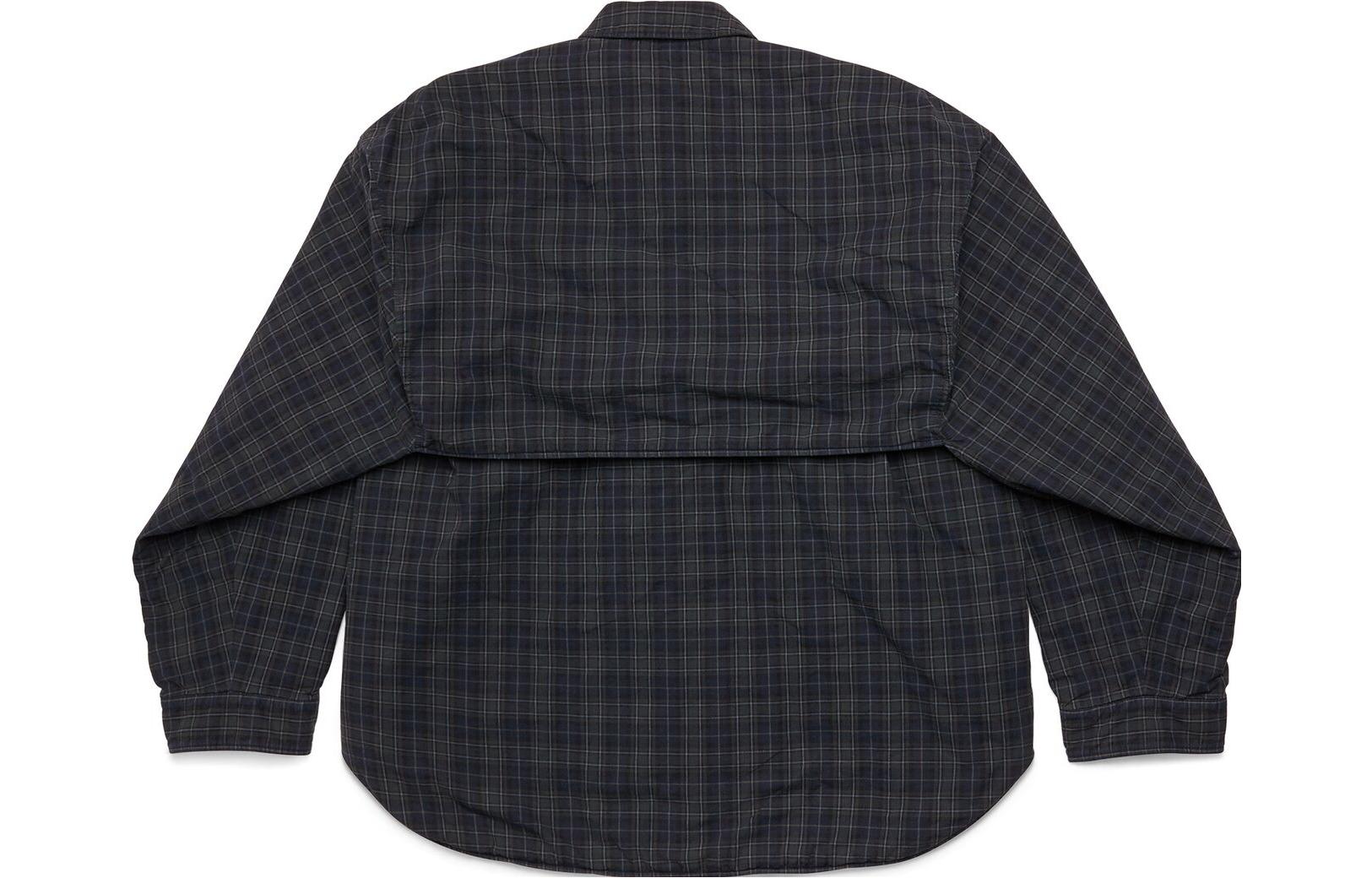 Balenciaga Detachable Sleeves Shirt Large Fit 'Grey' 751728TOM172952