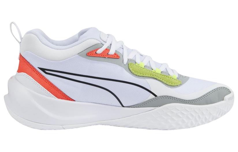 PUMA Playmaker Pro 'White Fiery Coral Lime' 377572-02