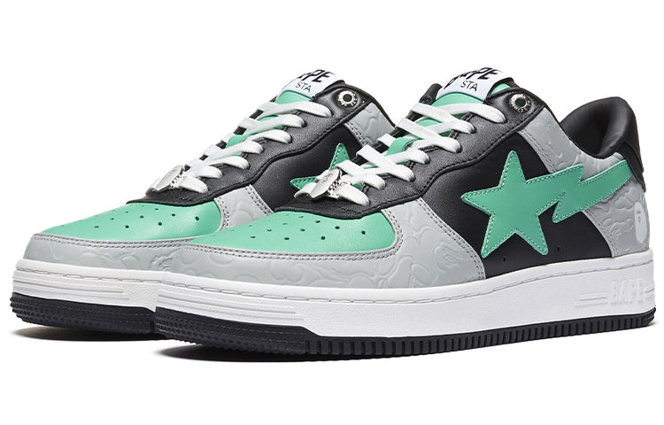 A Bathing Ape Bape Sta Low 'Green Black' 1H70-191-002-GREN