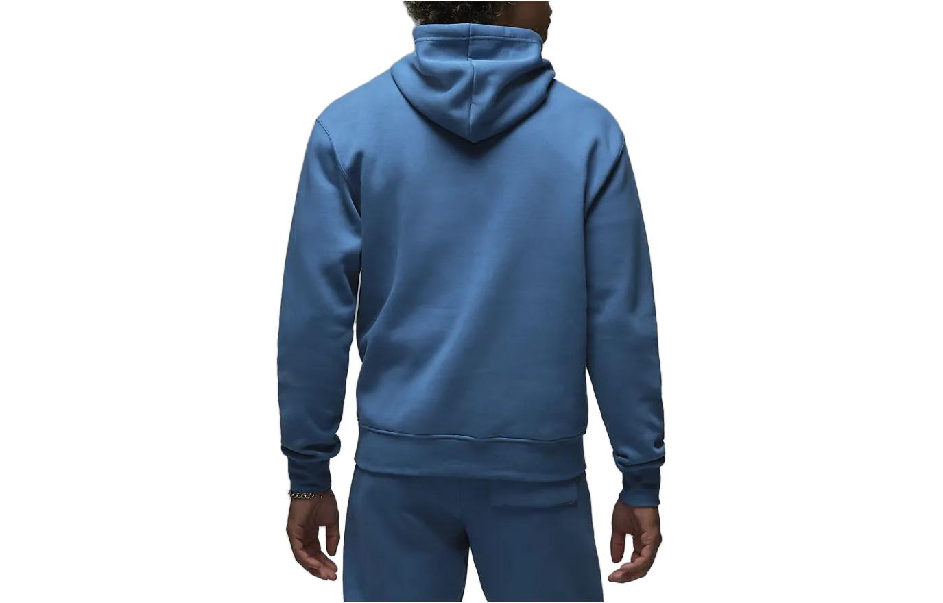 Air Jordan Logo Fleece Pullover Hoodie 'Blue' DQ7466-206