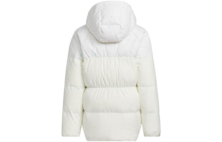 (GS) adidas Originals 2-In-1 Down Jacket 'White Green' IQ1358