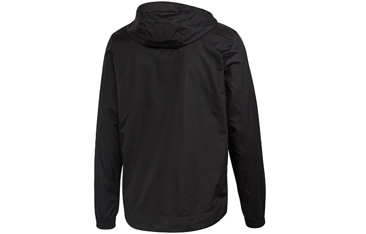 adidas originals Lock UP WB Cardigan Casual Sports Hooded Jacket Black FM3815