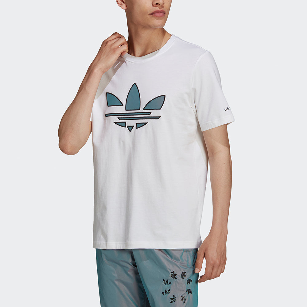 adidas originals St Tee Hl Logo Printing Sports Short Sleeve White H41402