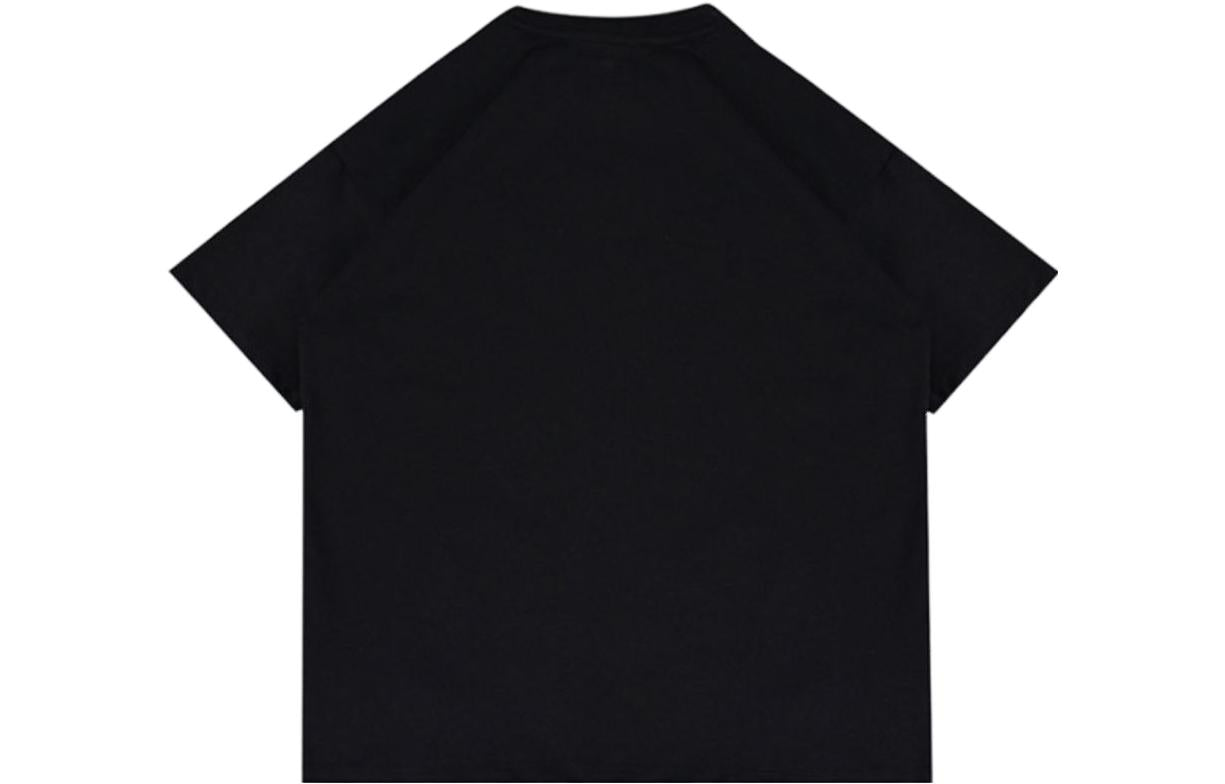 (WMNS) Converse Boards Co. Logo T-Shirt Asia Sizing 'Black' 10025883-A02