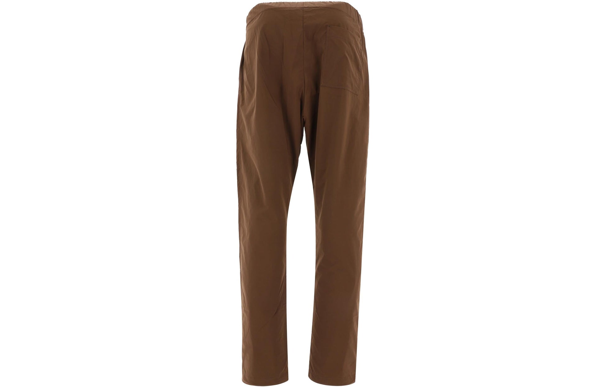 Off-White SS22 Solid Color Straight Casual Pants Ordinary Version Brown OMCA230S22FAB0016407
