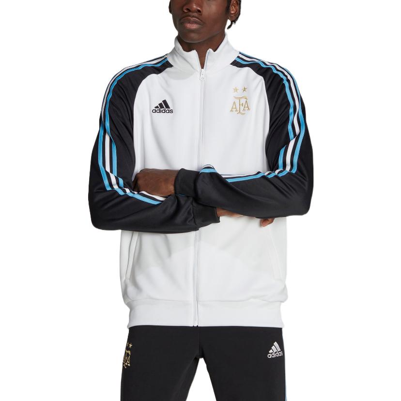 adidas 2022-2023 Argentina DNA Track Top Asia Sizing 'White' HF3955