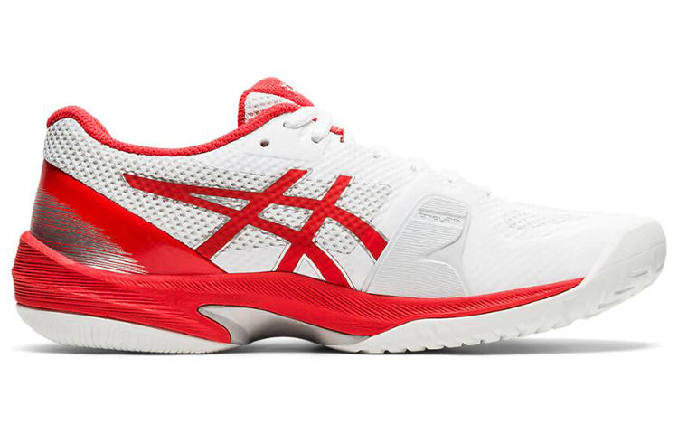 (WMNS) ASICS Court Speed FF 'White Fiery Red' 1042A080-105