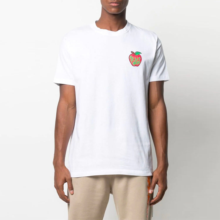 Off-White SS21 Chest Logo Printing Round Neck Short Sleeve Ordinary Version White OMAA027S21JER0220125