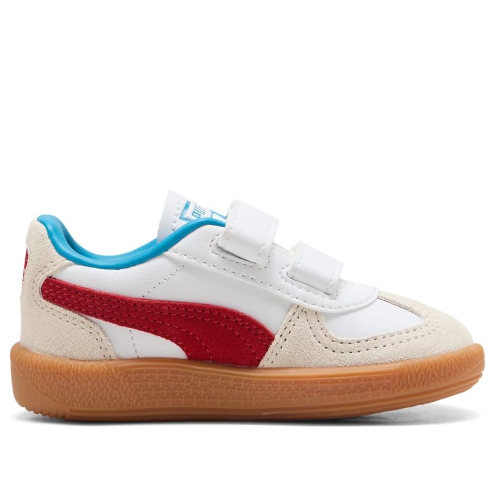 (TD) PUMA Palermo Leather 'White Red' 402004-10