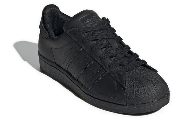 (GS) adidas Superstar J 'Triple Black' FV3702