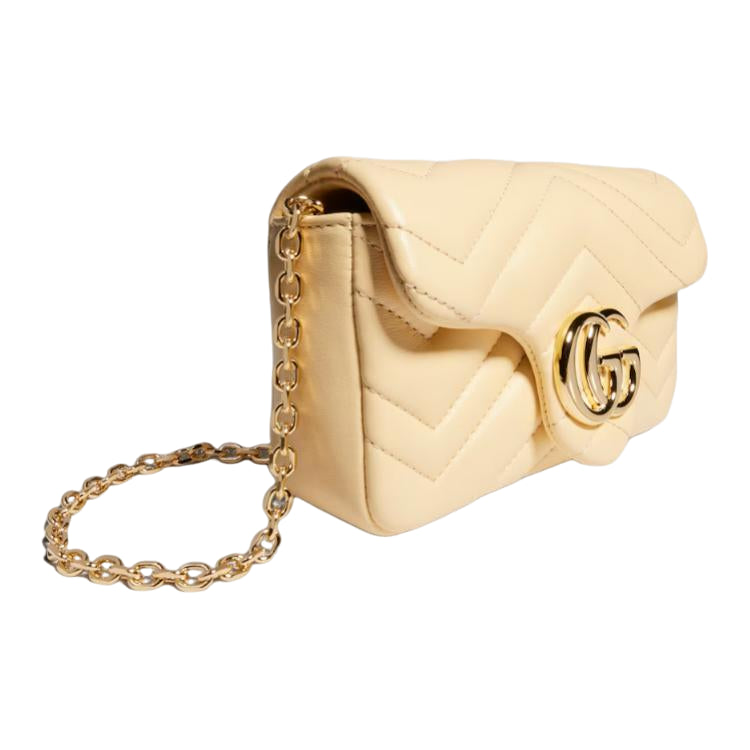 (WMNS) Gucci GG Marmont Mini Shoulder Bag 'Light Yellow' 841290-AAGUV-9305