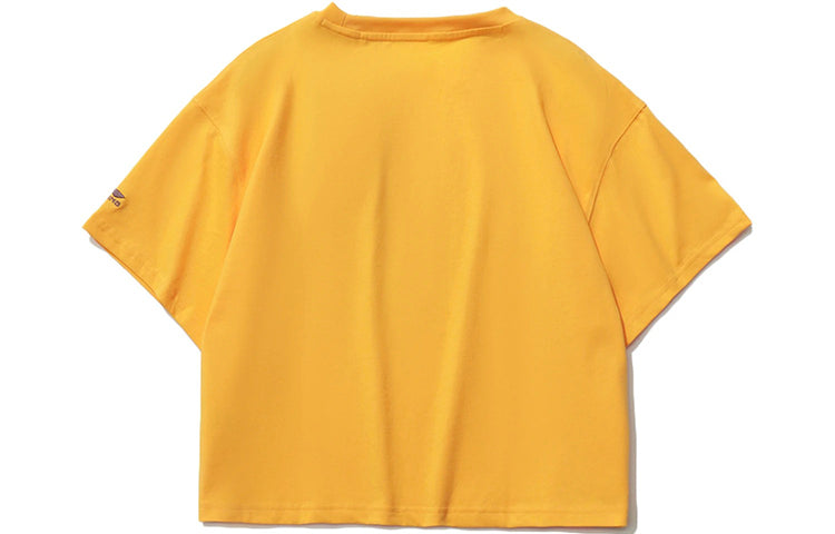 Li-Ning x Disney Printing Round-neck Yellow AHSR208-4