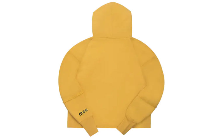 Drew House Smiling Face hooded Fleece Lined Unisex Yellow DR-SS20-018