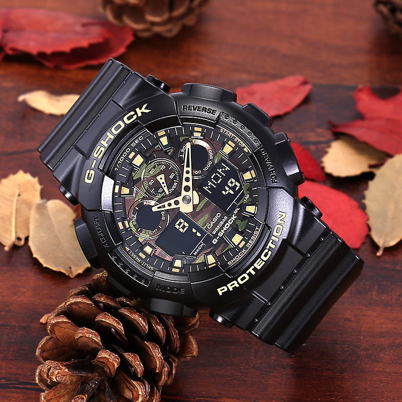 CASIO Baby-G 'Black & White' GA-100CF-1A9&BA-110BE-7A