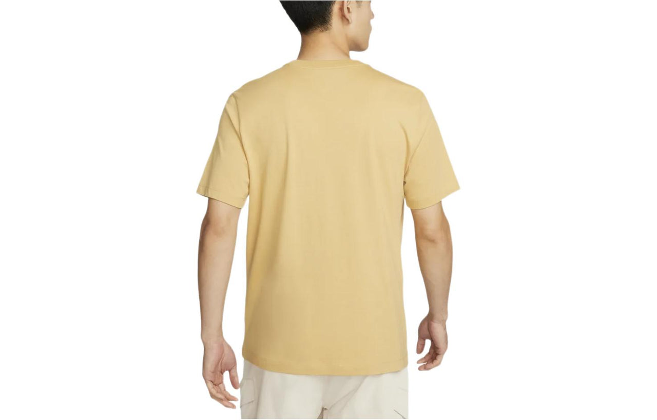 Nike FC Barcelona Crest Soccer T-Shirt 'Yellow' DJ1307-714
