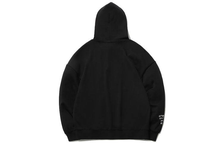 (WMNS) Li-Ning x Disney Crossover Embroidered Pullover Hoodie 'Black' AWDR494-2