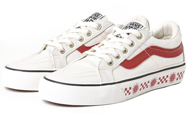 Vans SK8-Low 'White Red' VN0A4UWIB80