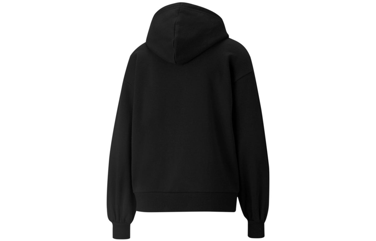 (WMNS) PUMA Winterized Logo Hoodie 'Black' 848251-01