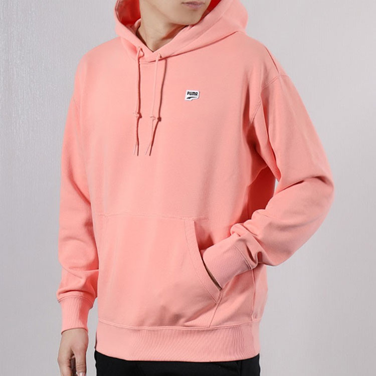 PUMA Logo Knit hooded Pullover Pink 579110-19