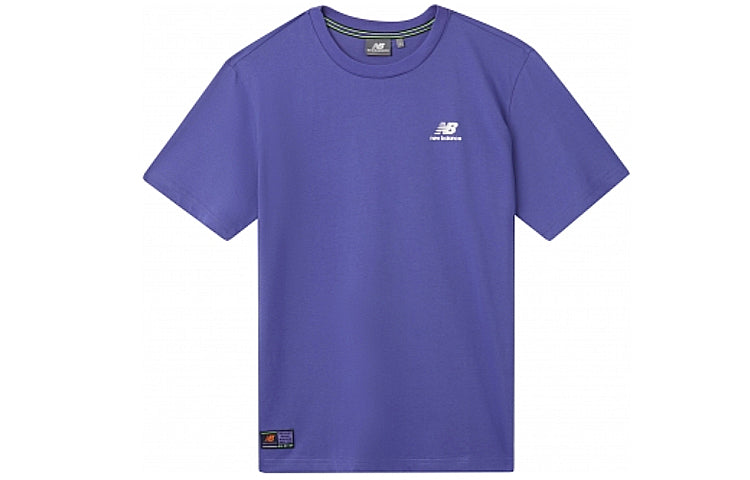 New Balance Men's New Balance Basic Short Sleeve Blue NEA25011-PUR