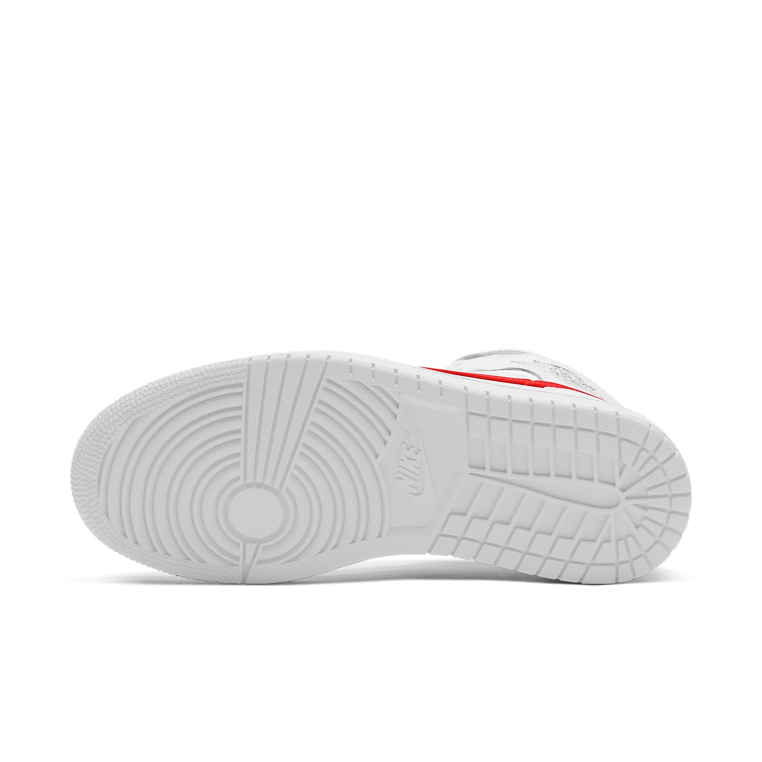 (WMNS) Air Jordan 1 Mid 'White University Red' BQ6472-106