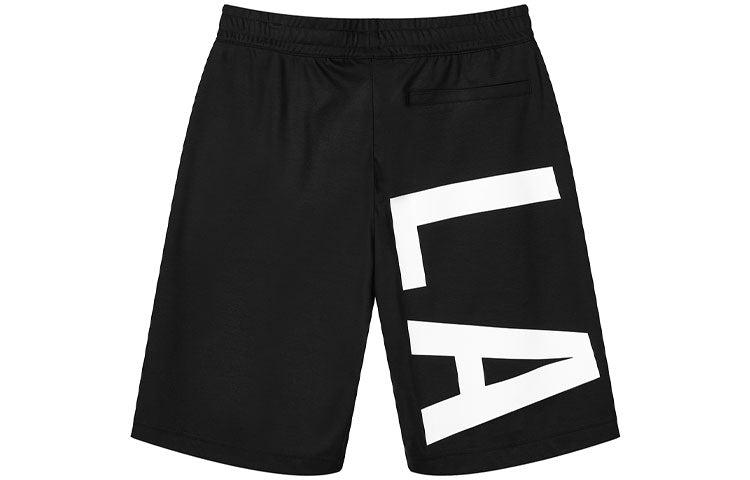 FILA Alphabet Logo Light-WeightCasual Sport Shorts Men's Black F11M128668F-BK