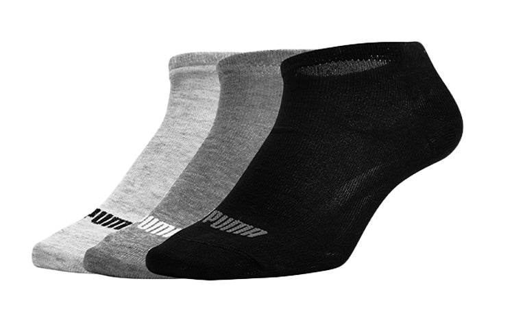PUMA Lingerie Sock 3 Pack 'Black White Grey' 907131-01
