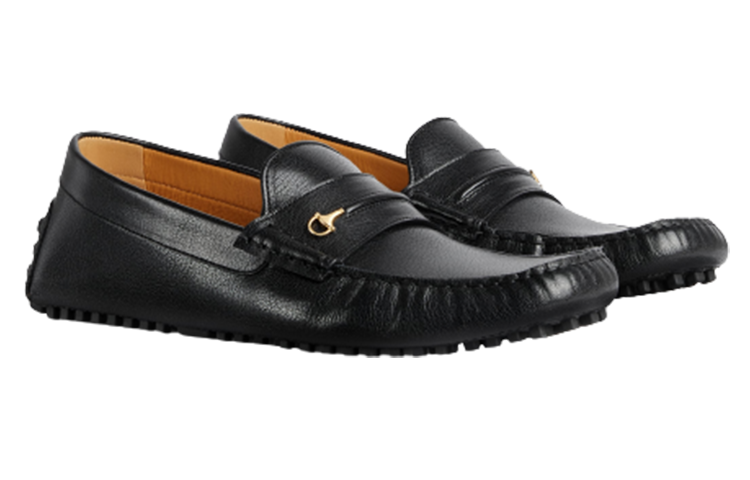 Gucci Interlocking G Driver Loafers 'Core Black' 752621-D3V00-1000