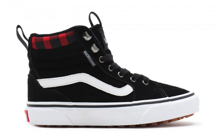 (PS) Vans Filmore Hi Sneakers K 'Black Red Plaid' VN0A5HZE9BY