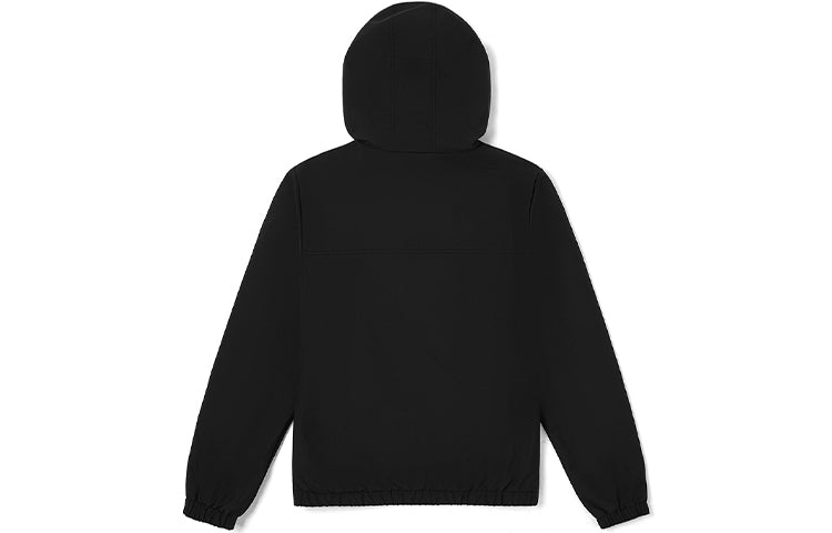 (WMNS) Vans Athleisure Casual Sports Hooded Jacket Black VN0A4CWTBLK