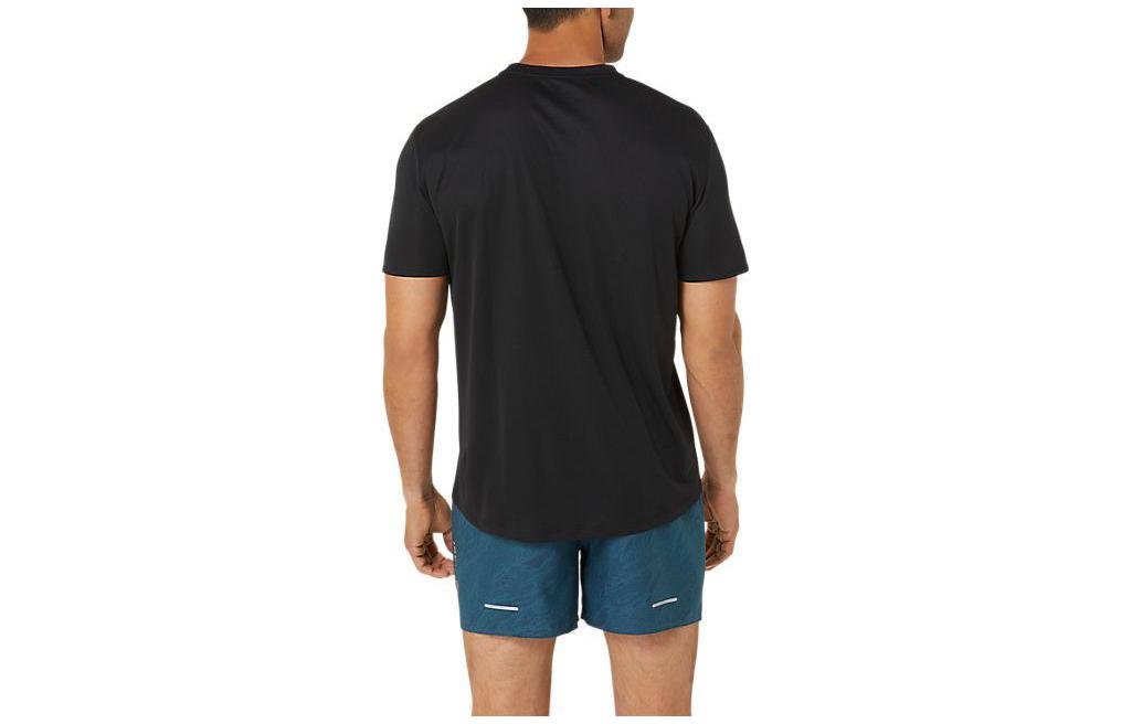 ASICS Fujitrail Logo T-shirt 'Black Yellow' 2011C981-001