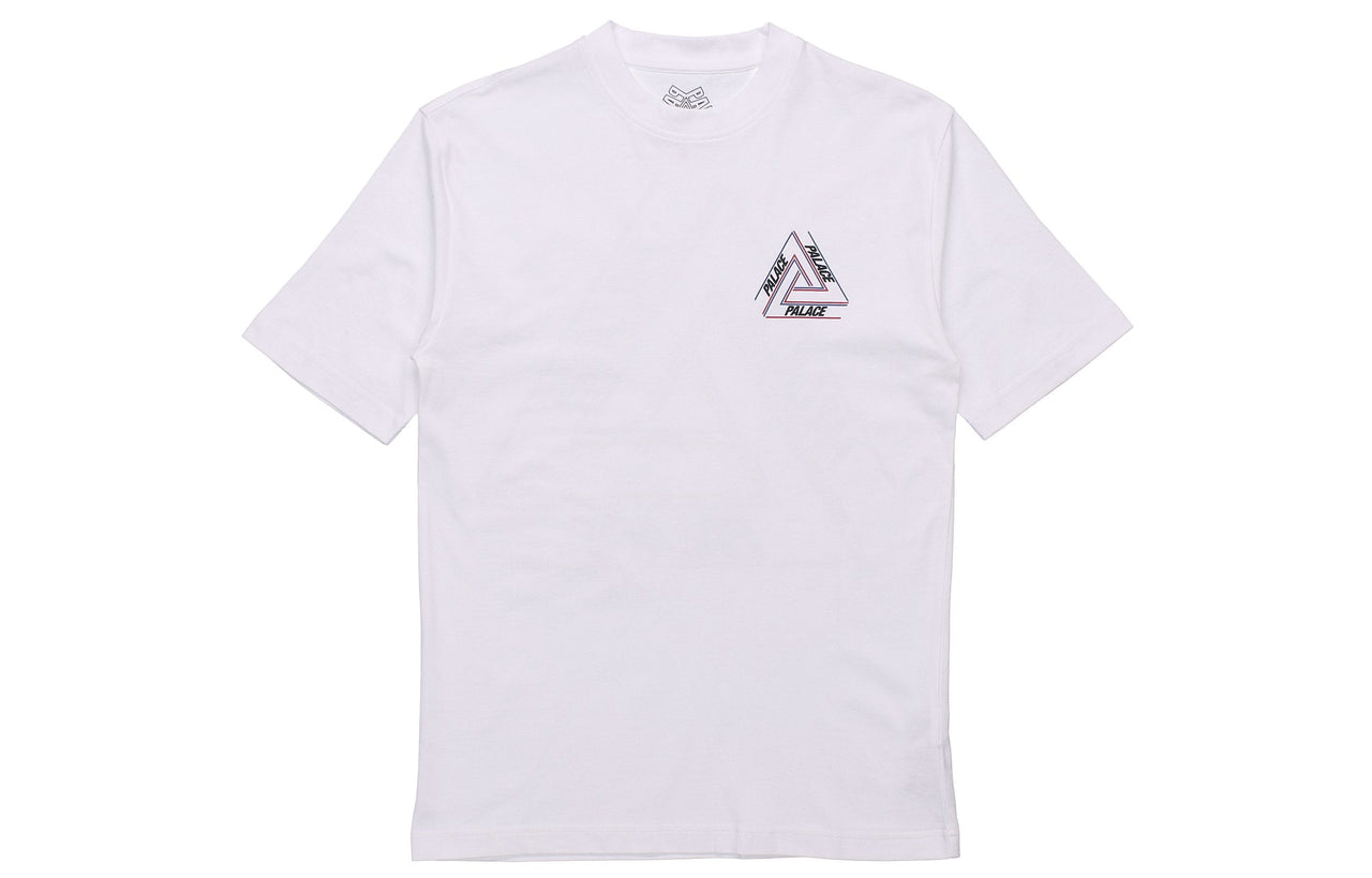 PALACE Basically A Tri-freg White Alphabet Printing Round Neck Short Sleeve T-Shirt P20TS001