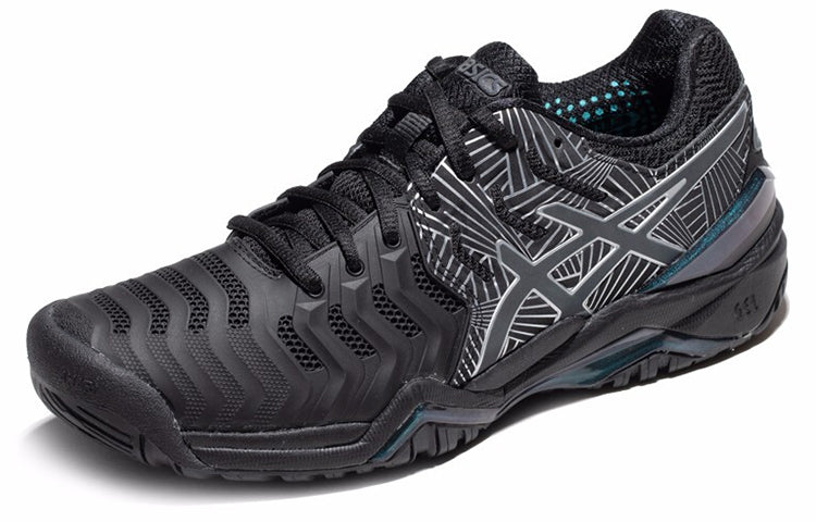 (WMNS) ASICS Gel Resolution 7 LE 'Black Silver' 1042A092-001
