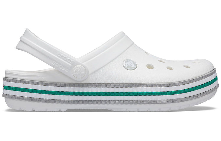 Crocs Sports Fashion Beach White Sandals 206829-100