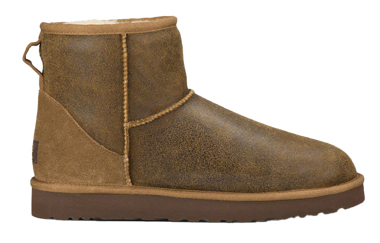 UGG Classic Mini Bomber Fleece Lined Brown 1007307-BJCE