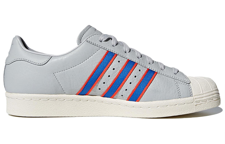 adidas Superstar 80S 'Grey Blue Red' CQ2657