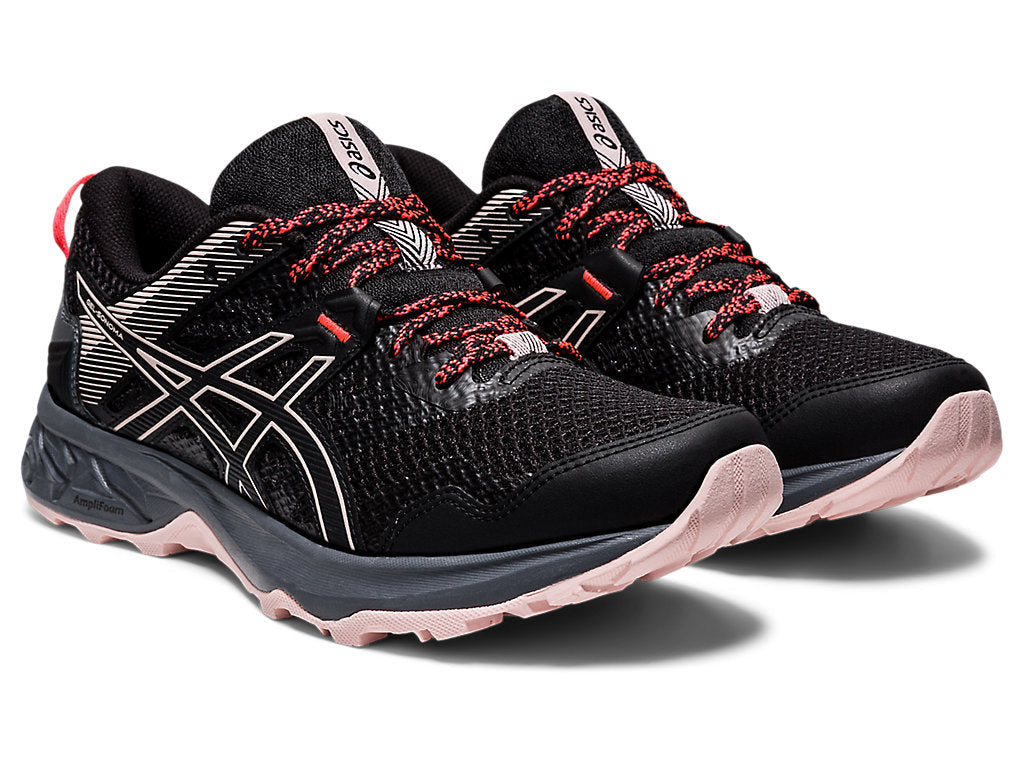 (WMNS) ASICS Gel-Sonoma 5 D Wide 'Black Grey Orange' 1012A569-001