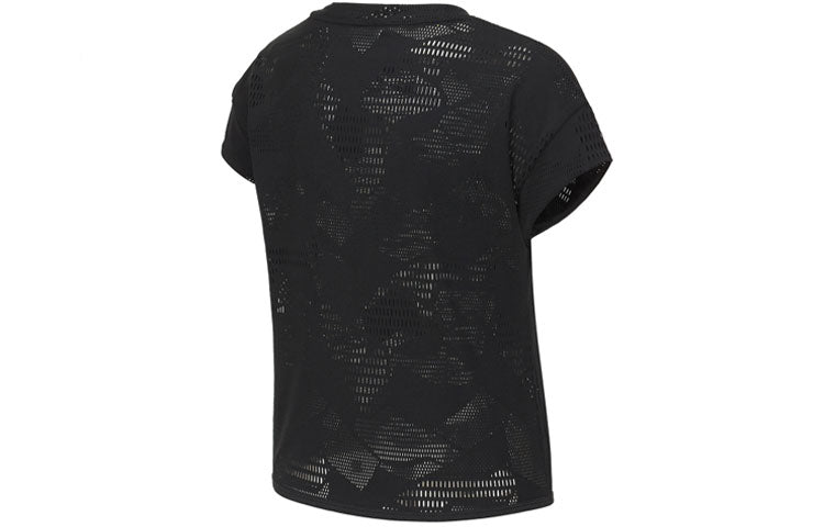 (WMNS) New Balance Quick Dry Breathable Round Neck Short Sleeve Black T-Shirt WT11154-BK